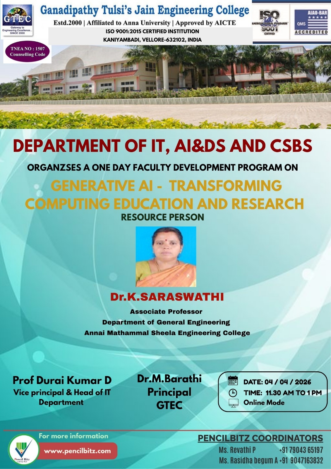 College Event Brochure